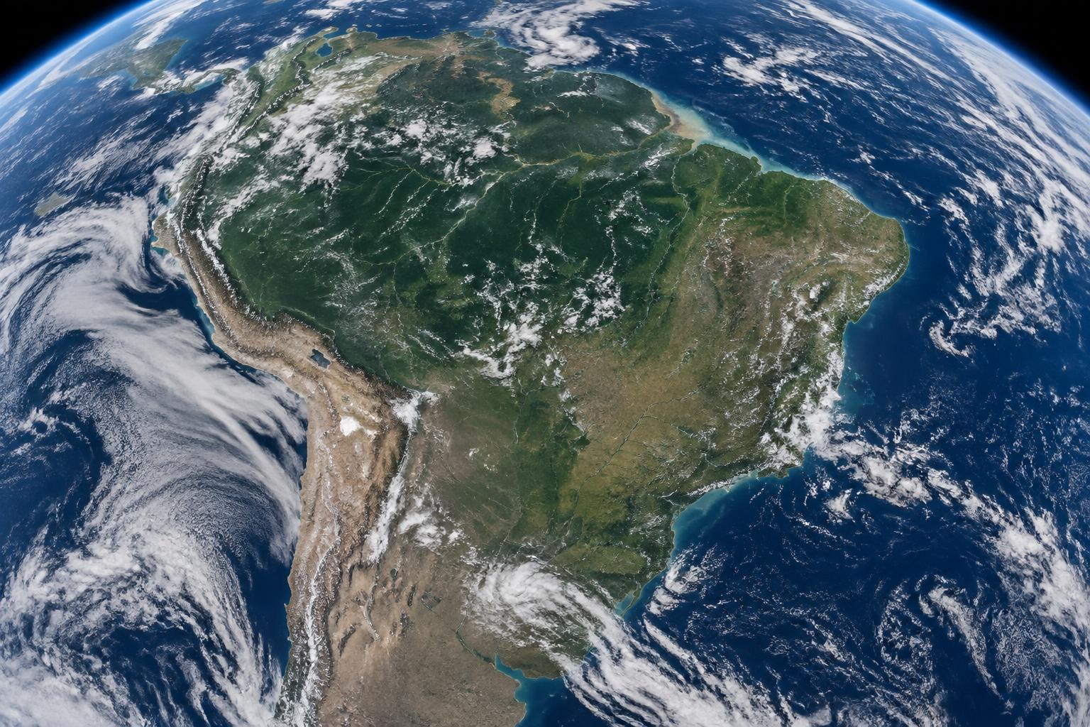 AMÉRICA DO SUL na viagem até a Saladex